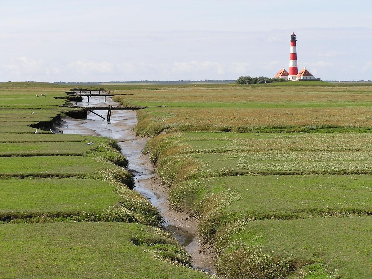 Alte Schule Westerhever Buitenkant foto
